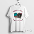 Officials Mouse Crying And Laptop Born To Slay Forced To Work Meme Premium T Shirts Hoodie, Sweatshirt | PureTeeCo.com