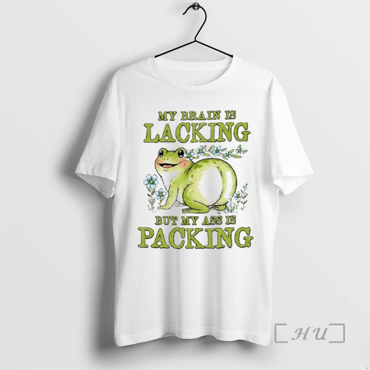 Officials My Brain Is Lacking But My Ass Is Packing Frog Premium T Shirts Sweater Hoodie, Sweatshirt | PureTeeCo.com