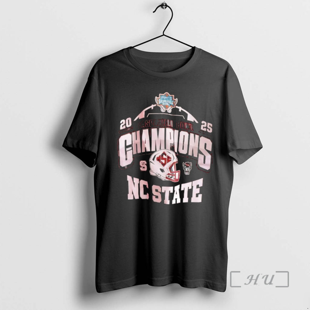 Officials Nc State 2025 Gasparilla Bowl Champions T-Shirts, Hoodie, Sweatshirt | PureTeeCo.com
