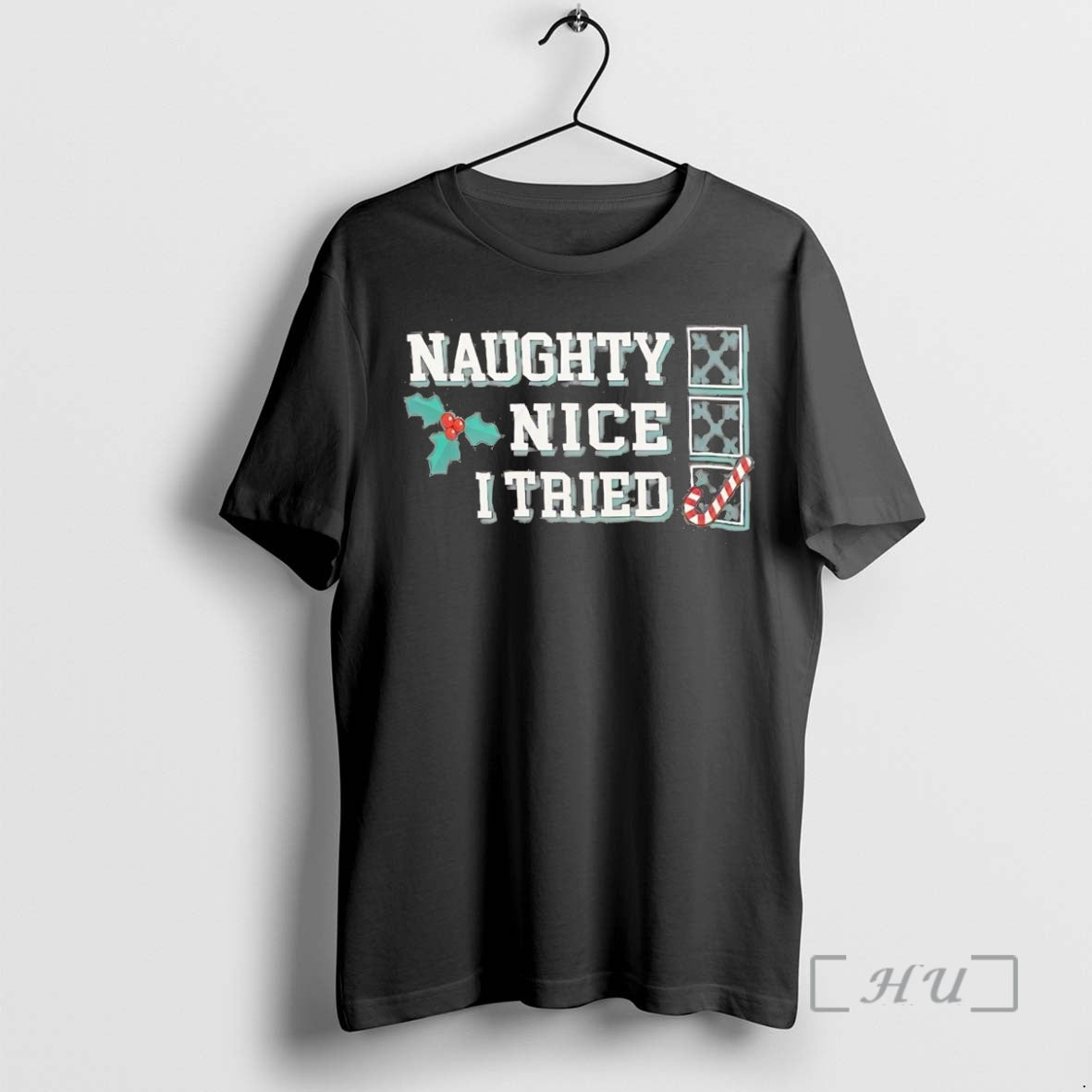 Officials Naughty Nice I Tried Christmas T-Shirts, Hoodie, Sweatshirt | PureTeeCo.com