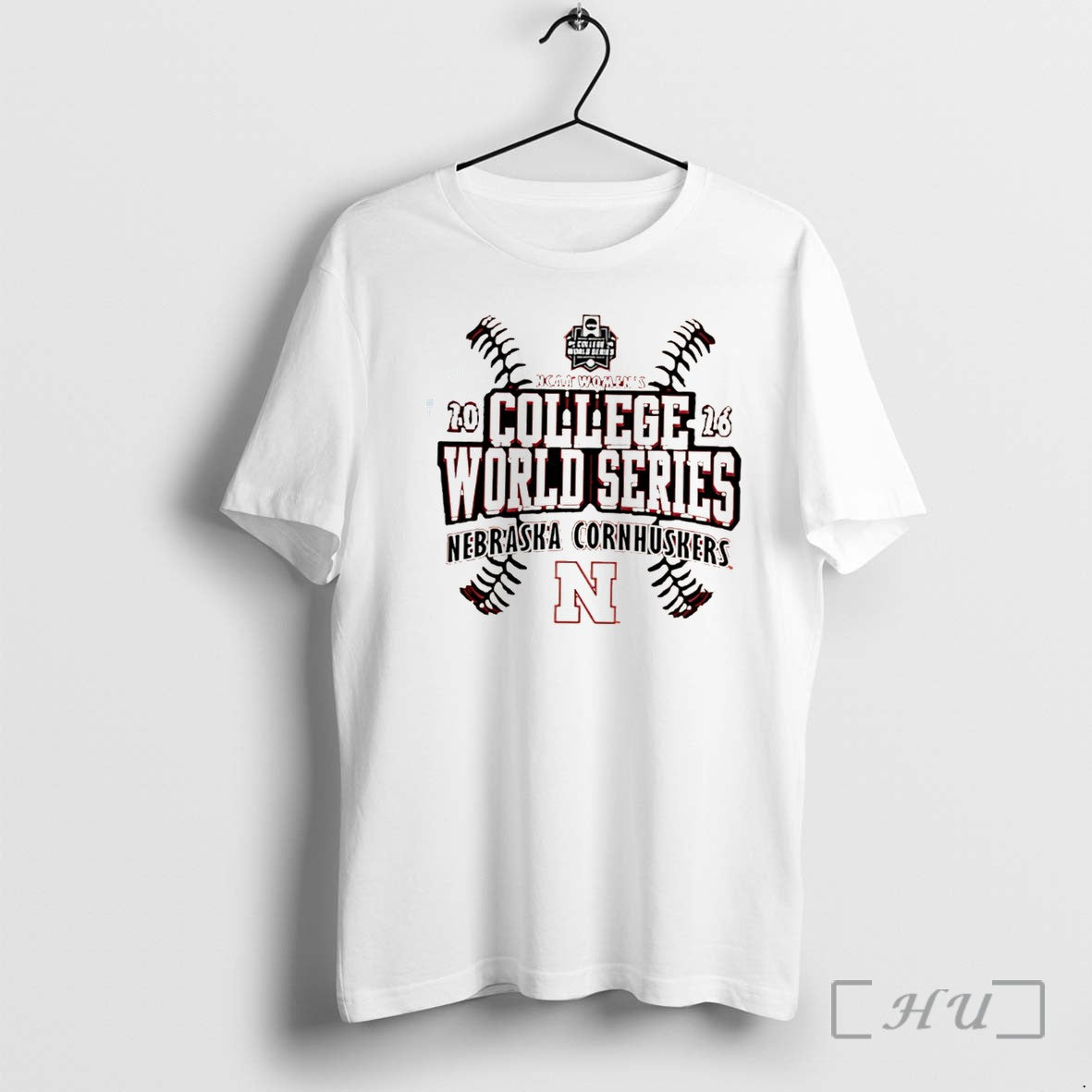 Officials Nebraska Huskers Softball 2026 Womens College World Series Tee