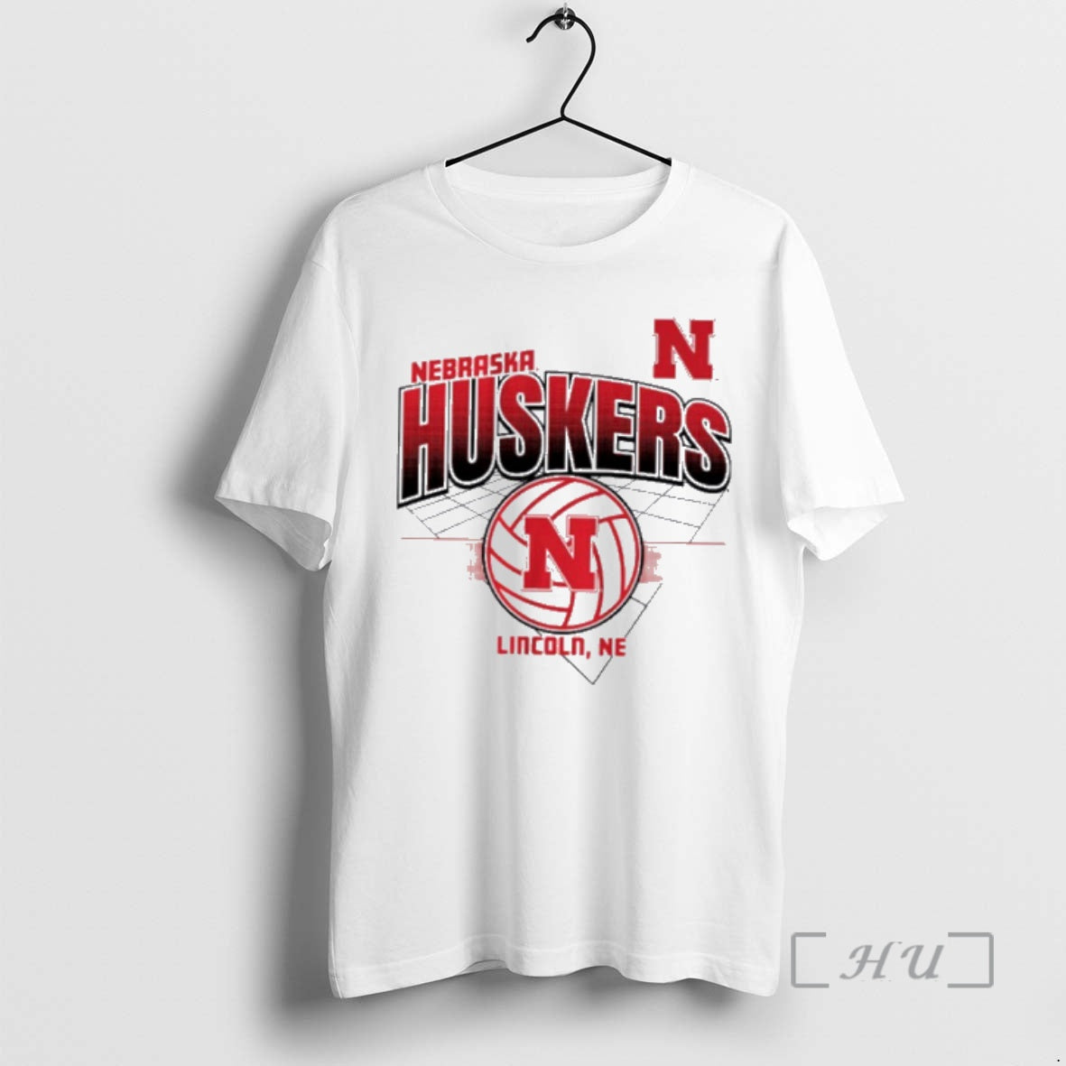 Officials Nebraska Huskiers Volleyball Grid T-Shirts, Hoodie, Sweatshirt | PureTeeCo.com