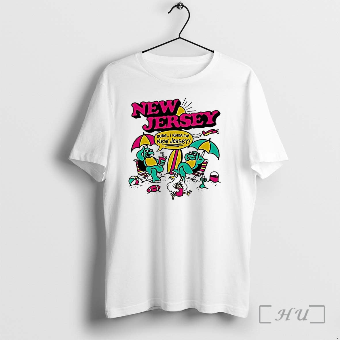 Officials New Jersey Dude I Kinda Fw Beach Summer Vacation 1 Premium T Shirts Sweater