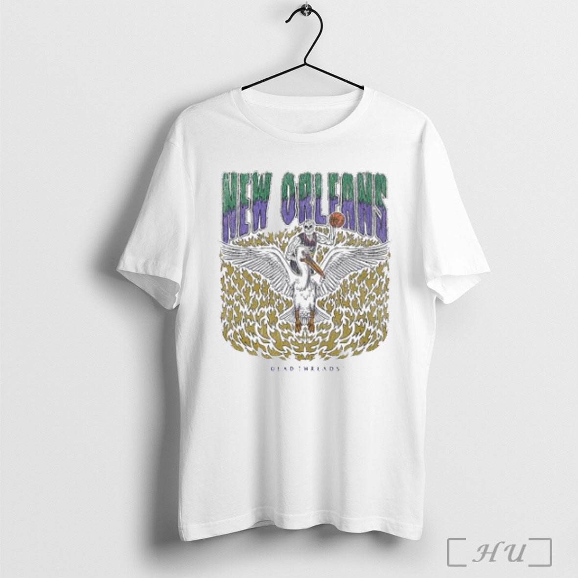 Officials New Orleans Pelicans Basketball Dt Skeleton T Shirt Sweatshirt Png