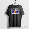 Officials New York City Sports Teams Logos Flag Tee