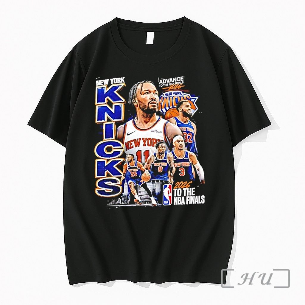 Officials New York Knicks 2026 Advance To The Nba Finals Graphic Premium T Shirts Sweater