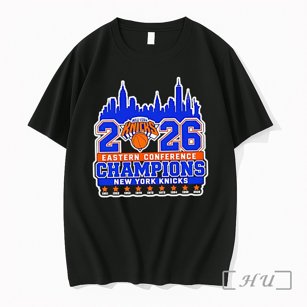 Officials New York Knicks 2026 Eastern Conference 9x Champions Skyline