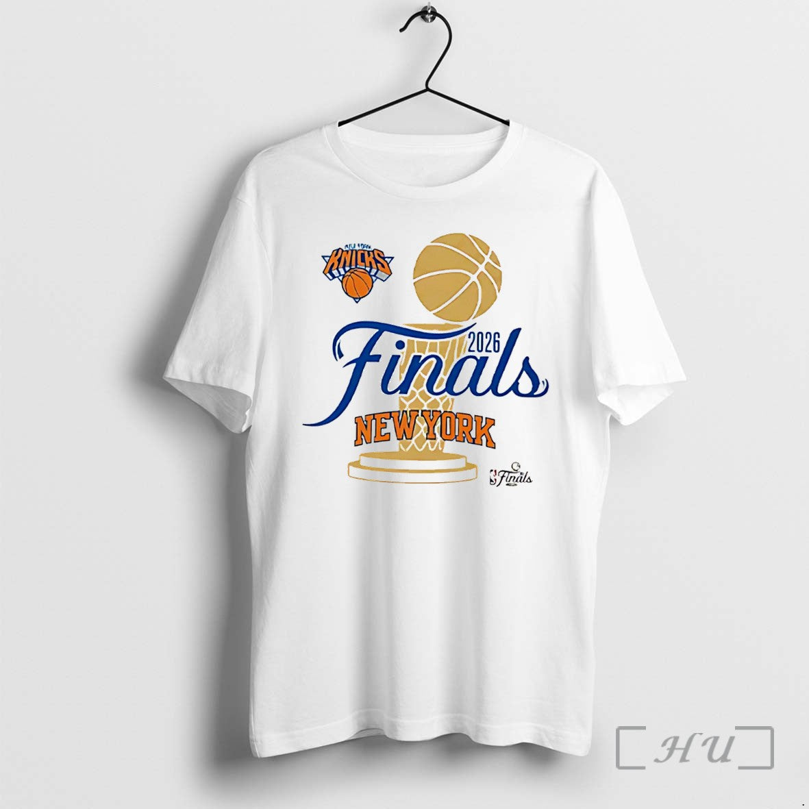 Officials New York Knicks 2026 Finals Trophy Tee