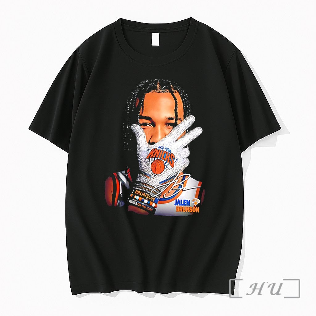 Officials New York Knicks Jalen Brunson Basketball Player Iceman Tee