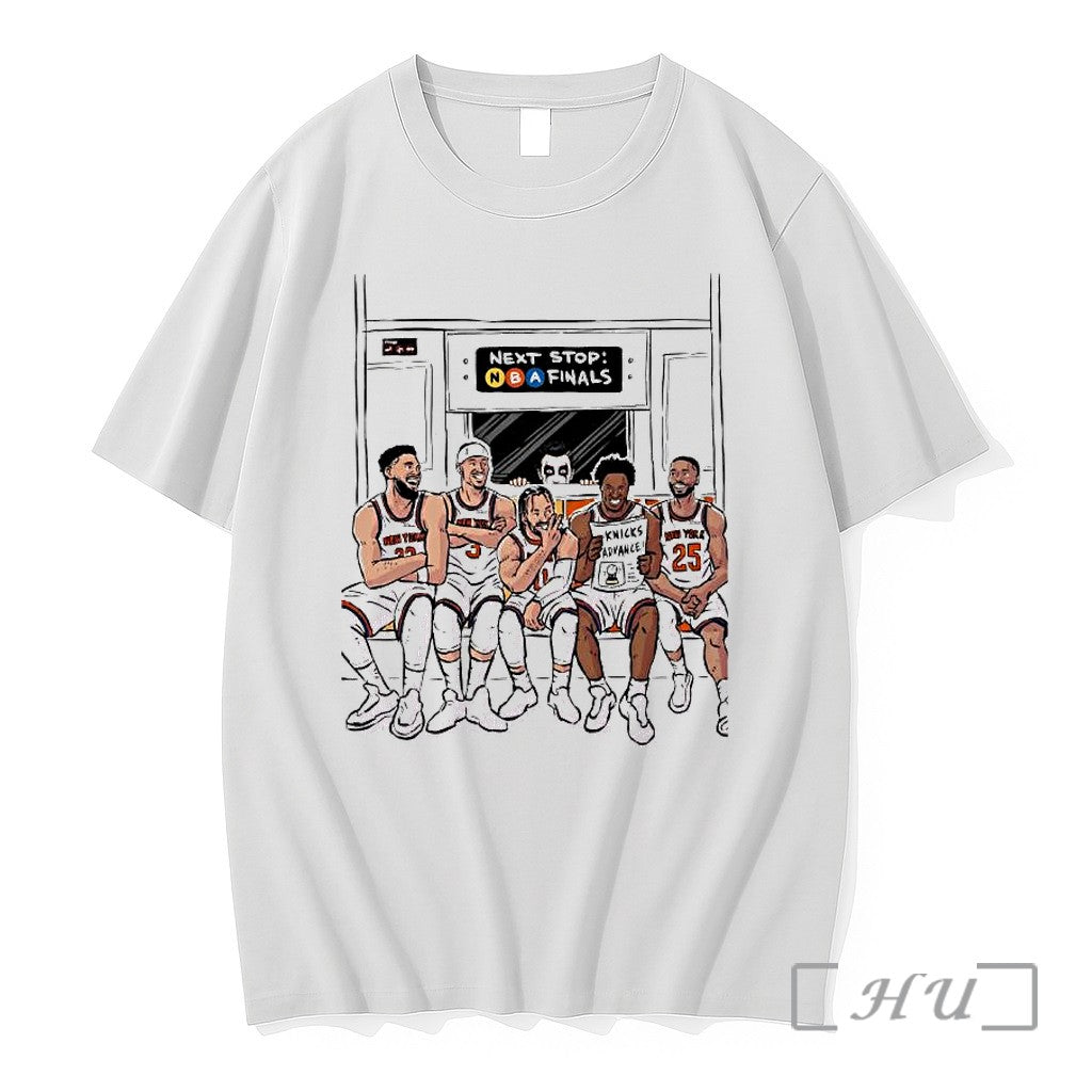 Officials New York Knicks Next Stop Nba Finals Players Sketch