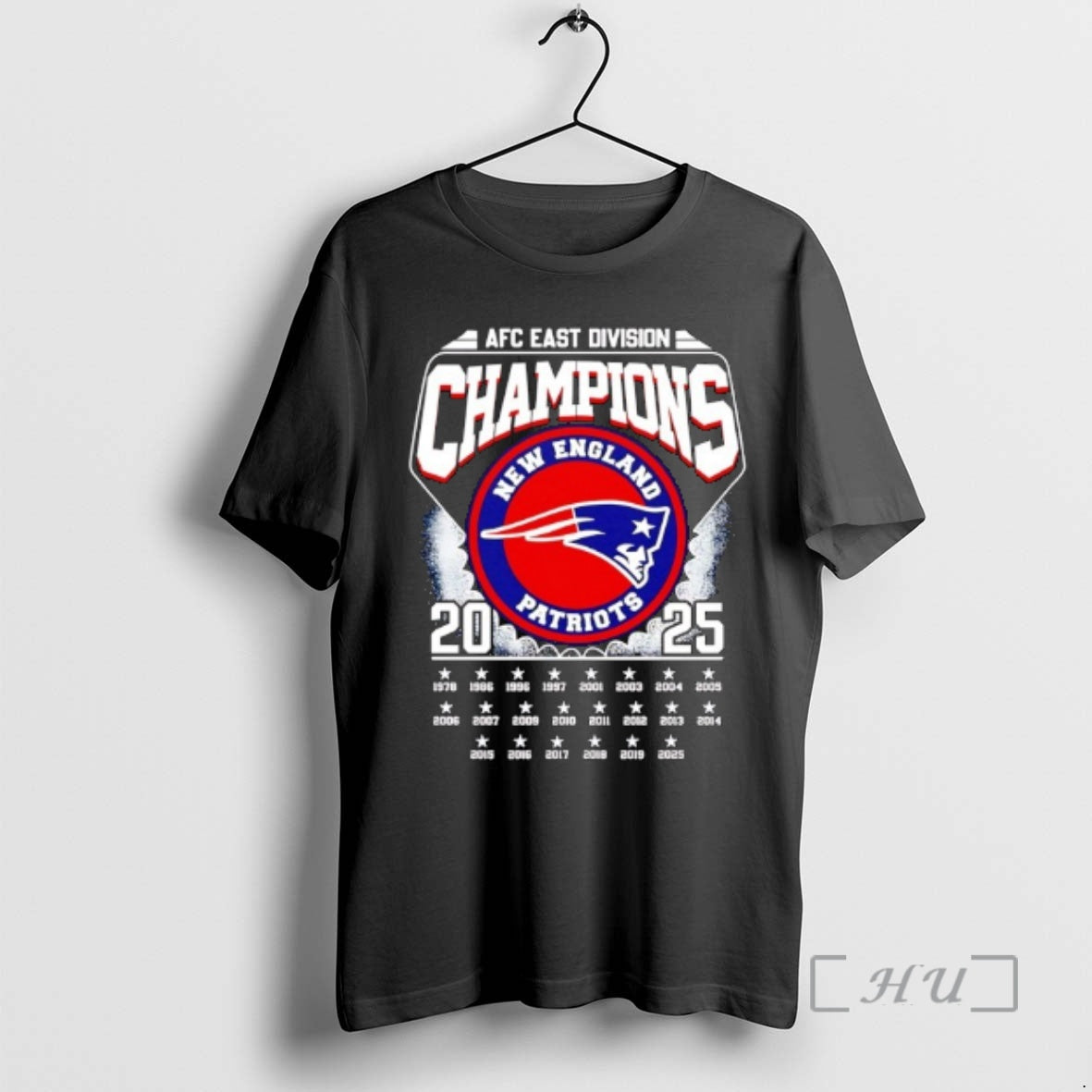 Officials New York Patriots Football Afc East Division Champions 2025 T-Shirts, Hoodie, Sweatshirt | PureTeeCo.com