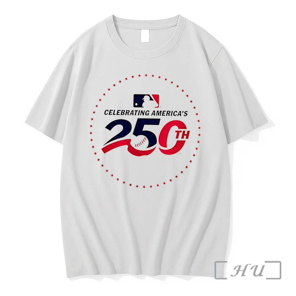 Officials New York Yankees Celebrating Americas 250th Logo Tee