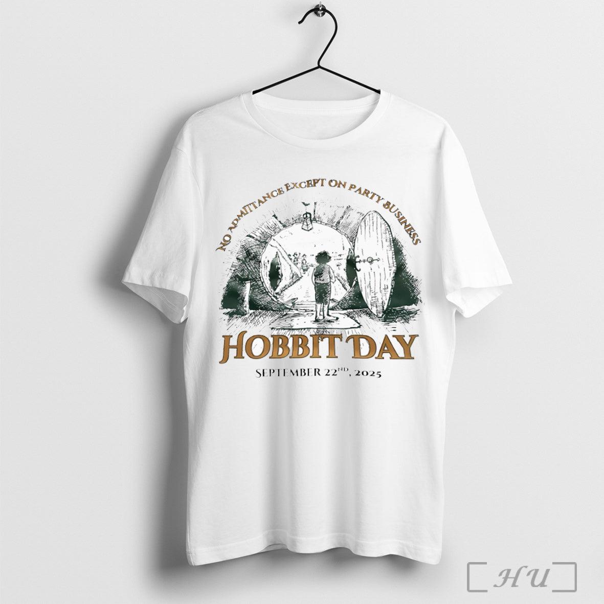 Officials No Admittance Except On Party Business Hobbit Day September 22nd 2025 T Shirt