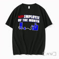 Officials Non Employee Of The Month Gamer Video Game Slacker Humor Black Premium T Shirts