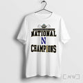 Officials Northwestern Wildcats 2026 Ncaa Womens Lacrosse National Champions Locker Room Tee Premium T Shirts