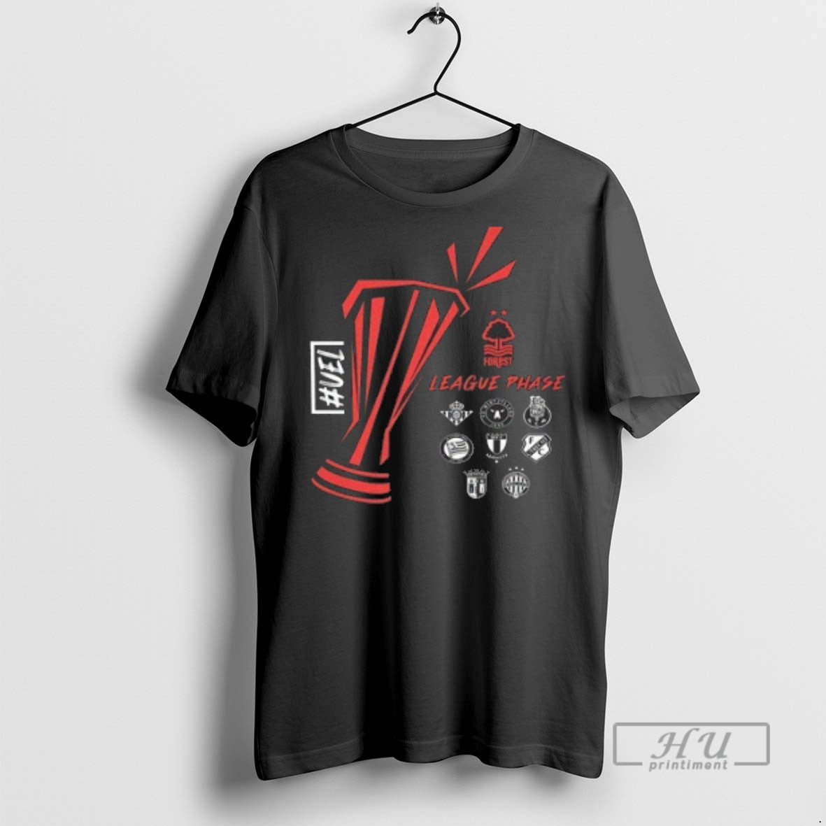 Officials Nottingham Forest Fc Uel 2526 League Phase T Shirt