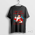 Officials Now I Have A Machinegun Santa Ho Ho Ho Christmas Copy Premium T Shirts Hoodie, Sweatshirt | PureTeeCo.com