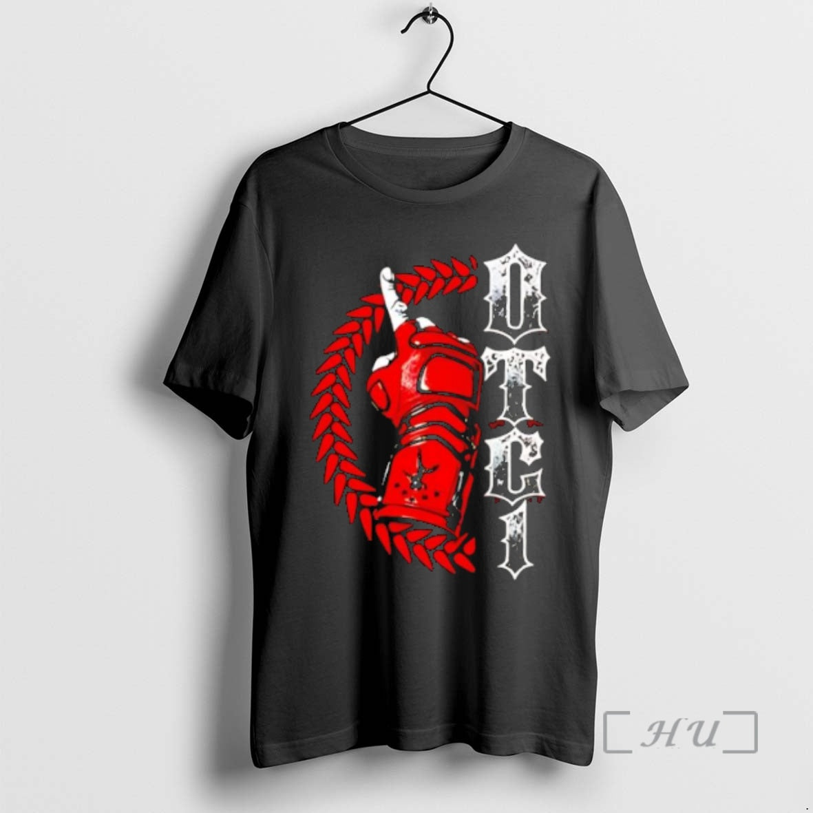 Officials Otc 1 Red Combat Glove Spike Circle Tribal Tattoo T-Shirts, Hoodie, Sweatshirt | PureTeeCo.com
