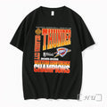 Officials Oklahoma City Thunder 2026 Nba Western Conference Champions Stacked Block Tee Premium T Shirts