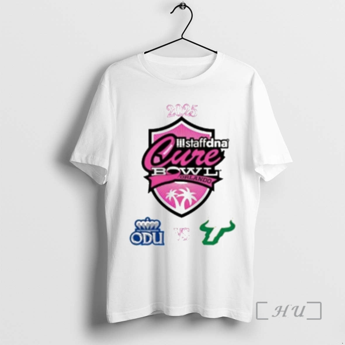 Officials Old Dominion Monarchs Vs South Florida Bulls 2025 Staffdna Cure Bowl Premium T Shirts Hoodie, Sweatshirt