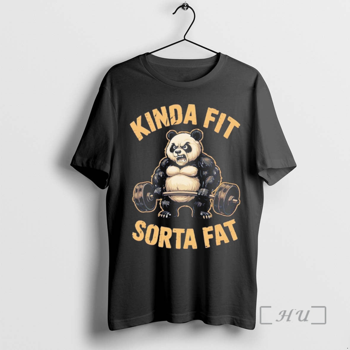 Officials Panda Workout Kinda Fit Sorta Fat T-Shirts, Hoodie, Sweatshirt | PureTeeCo.com
