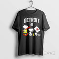 Officials Peanuts Chracters Flag With Detroit Tigers T-Shirts, Hoodie, Sweatshirt | PureTeeCo.com