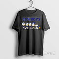 Officials Peanuts X Dallas Cowboys Football Flag Walking T-Shirts, Hoodie, Sweatshirt | PureTeeCo.com
