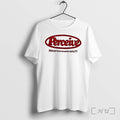 Officials Perceive Red Oval Logo Perception Shapes Reality Slogan White