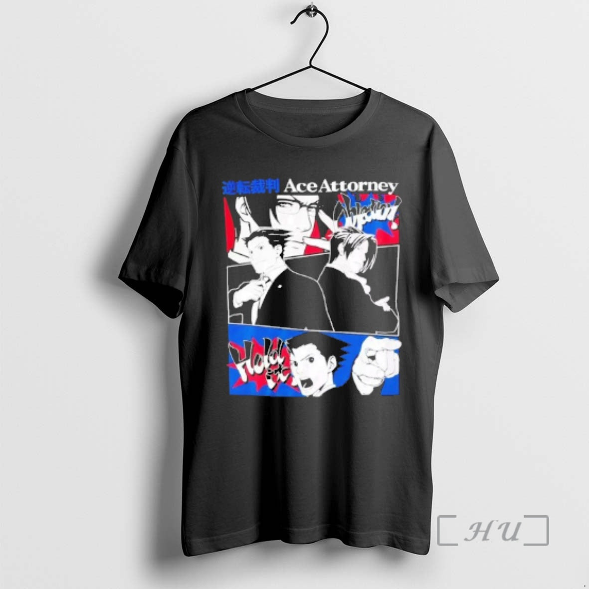 Officials Phoenix Wright Ace Attorney Duo Panels T-Shirts, Hoodie, Sweatshirt | PureTeeCo.com