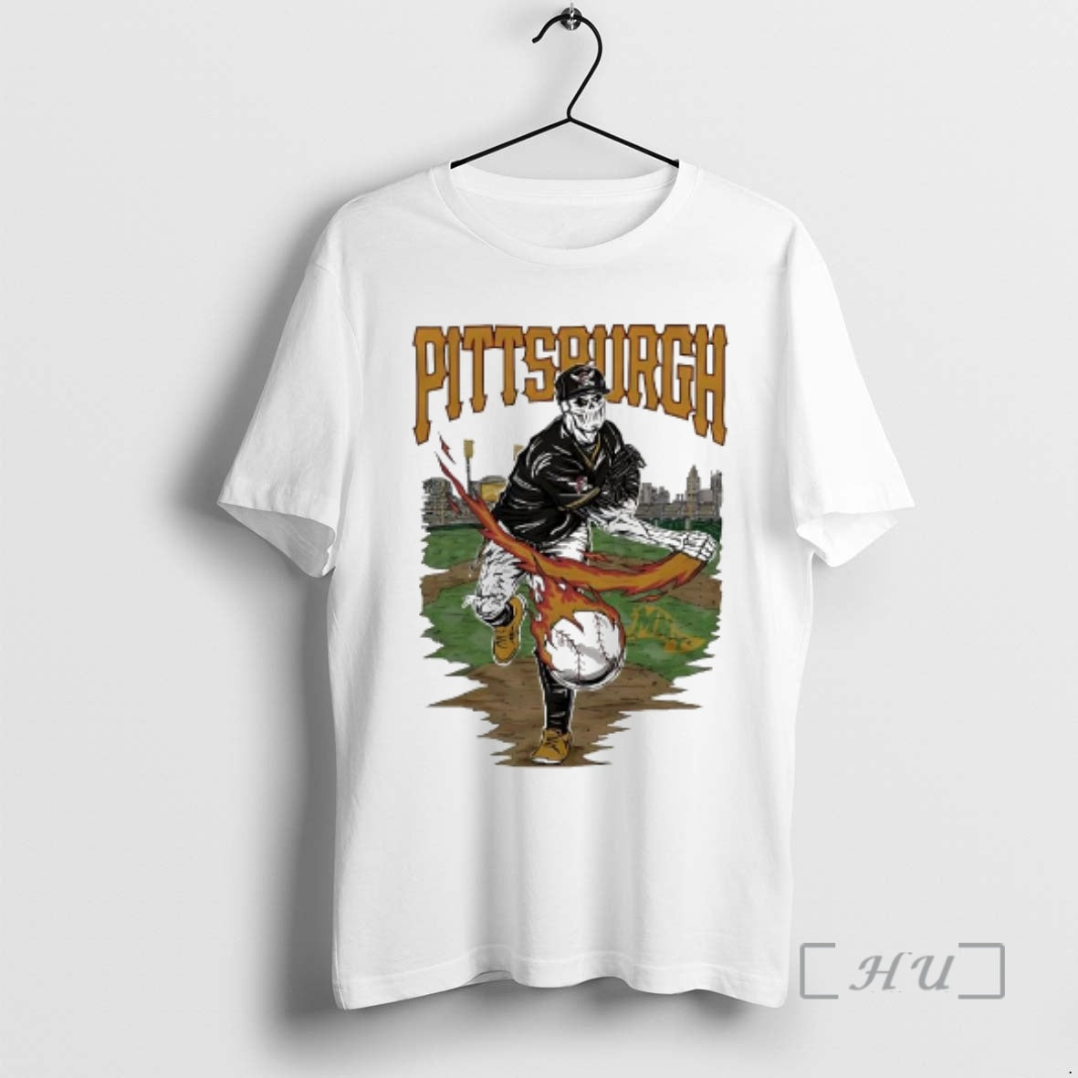 Officials Pittsburgh Pirates Skeleton Pitcher Flaming Baseball T-Shirts, Hoodie, Sweatshirt | PureTeeCo.com
