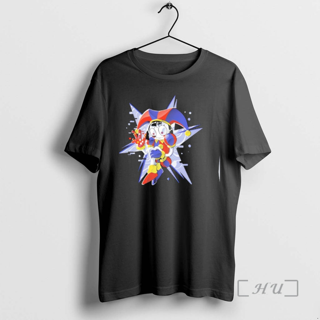 Officials Pixel Jester Retro Glitch Art T-Shirts, Hoodie, Sweatshirt | PureTeeCo.com