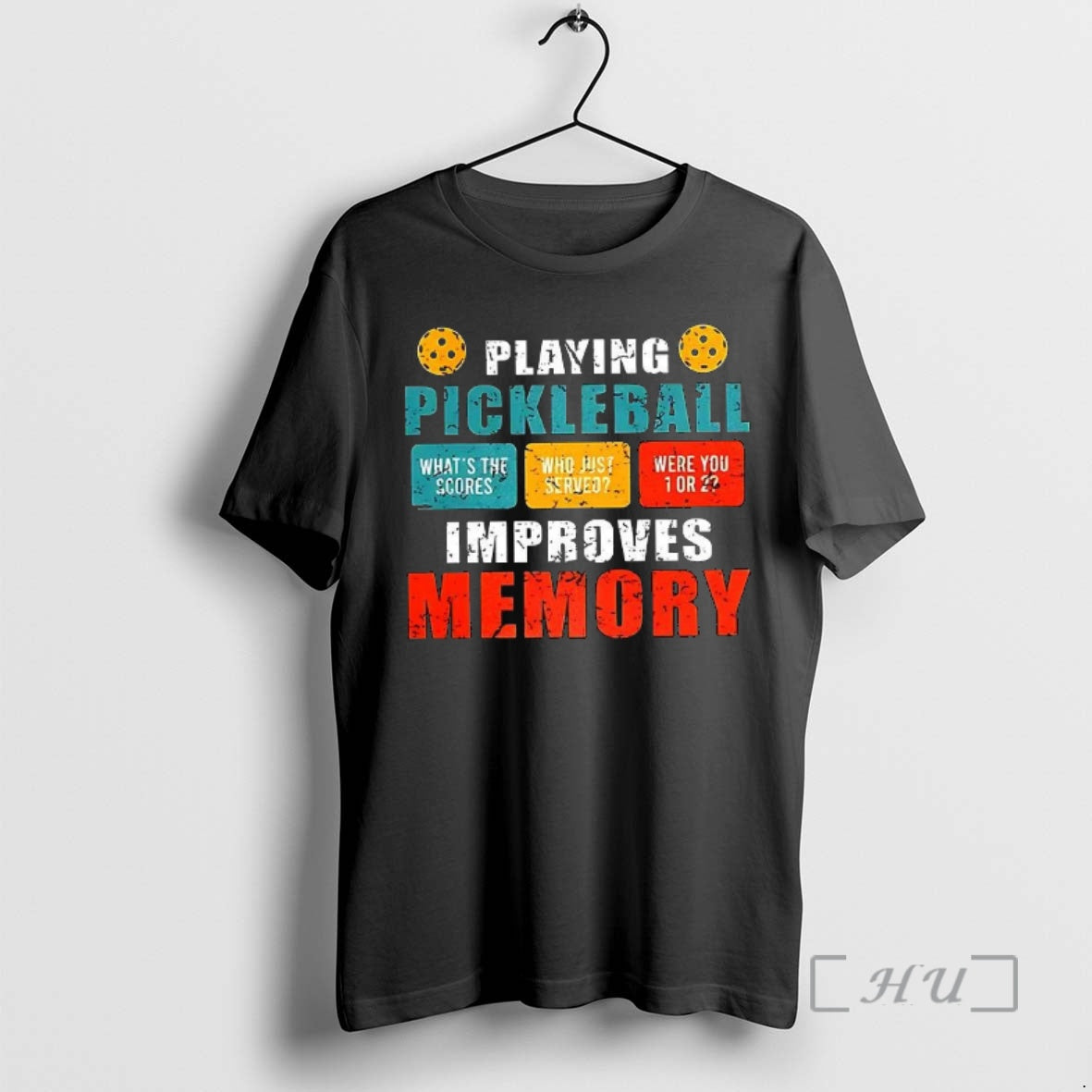 Officials Playing Pickleball Improves Memory Whats The Saucers Vintage T-Shirts, Hoodie, Sweatshirt | PureTeeCo.com