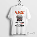 Officials Please Smokey Only You Can Prevent Fascism T-Shirts, Hoodie, Sweatshirt | PureTeeCo.com