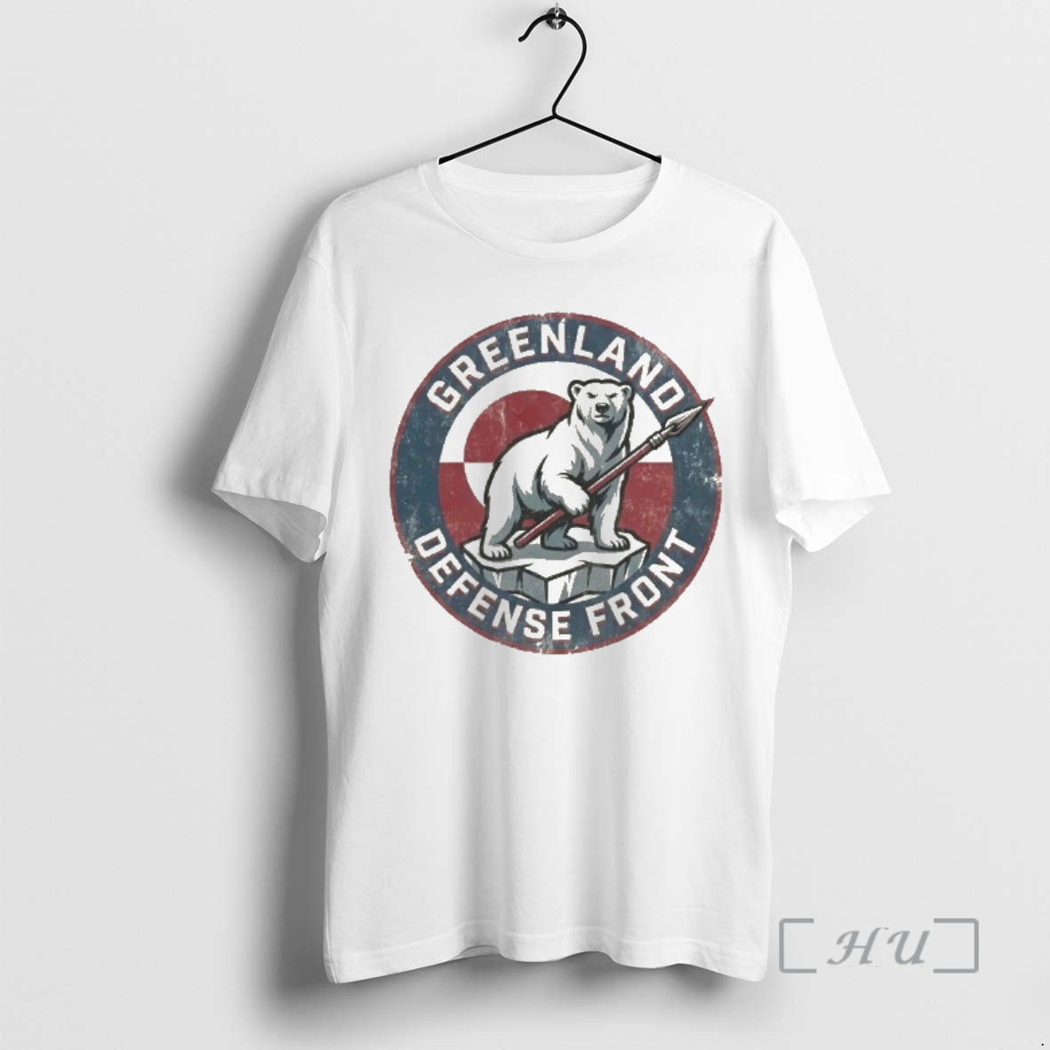 Officials Polar Bear Greenland Defense Front Hands Off Greenland Logo T-Shirts, Hoodie, Sweatshirt | PureTeeCo.com