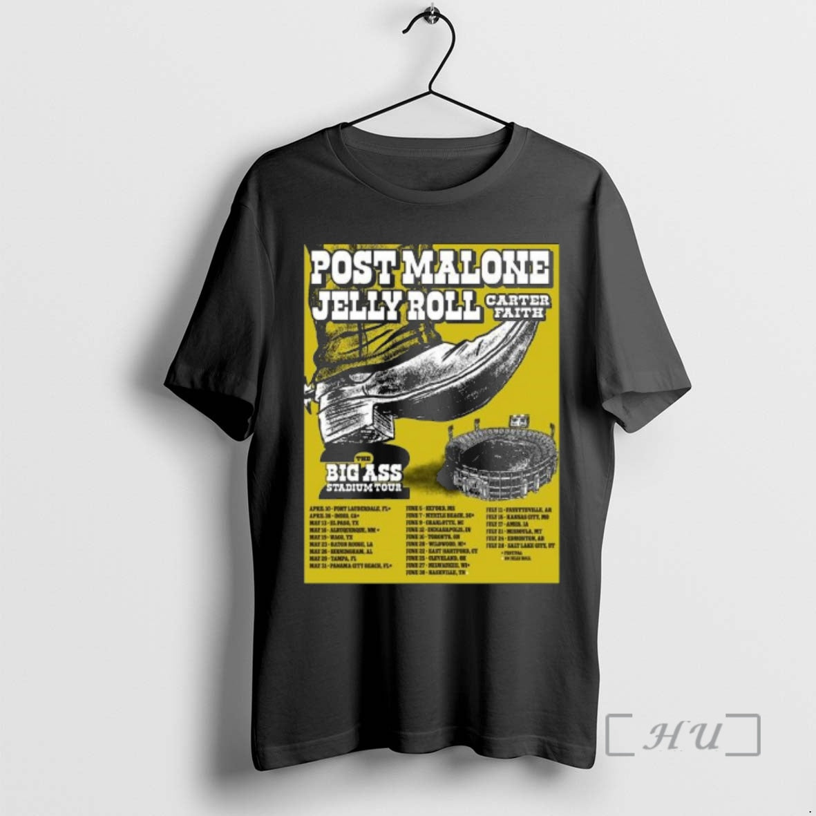 Officials Post Malone The Big Ass Stadium Tour 2026 Part 2 Schedule Venue Tour Dates T-Shirts, Hoodie, Sweatshirt