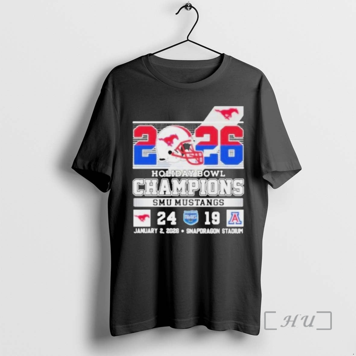 Officials Pretty Smu Mustangs Beat Arizona Wildcats At Holiday Bowl Champions 2026 Premium T Shirts Hoodie, Sweatshirt