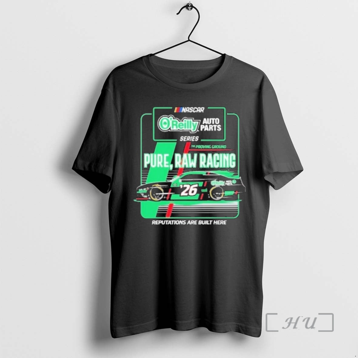 Officials Pure Raw Racing Checkered Flag Sports Nascar Oreilly Auto Parts Series Car Reputations Are T-Shirts, Hoodie,...