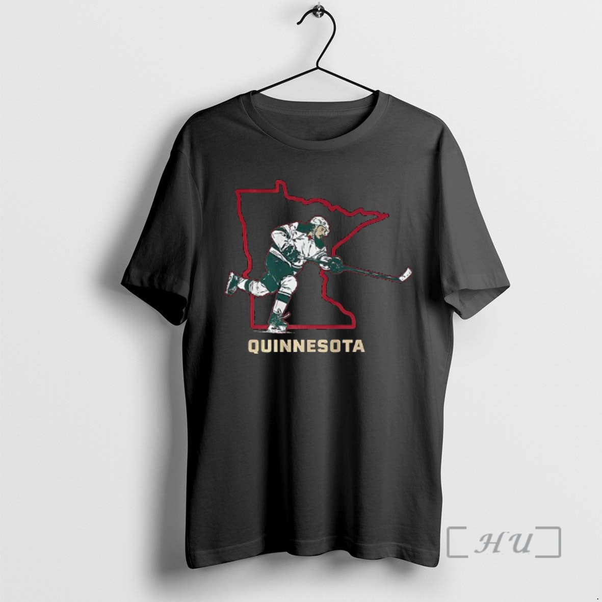 Officials Quinn Hughes Minnesota Wild Nhl Quinnesota State Border T-Shirts, Hoodie, Sweatshirt | PureTeeCo.com