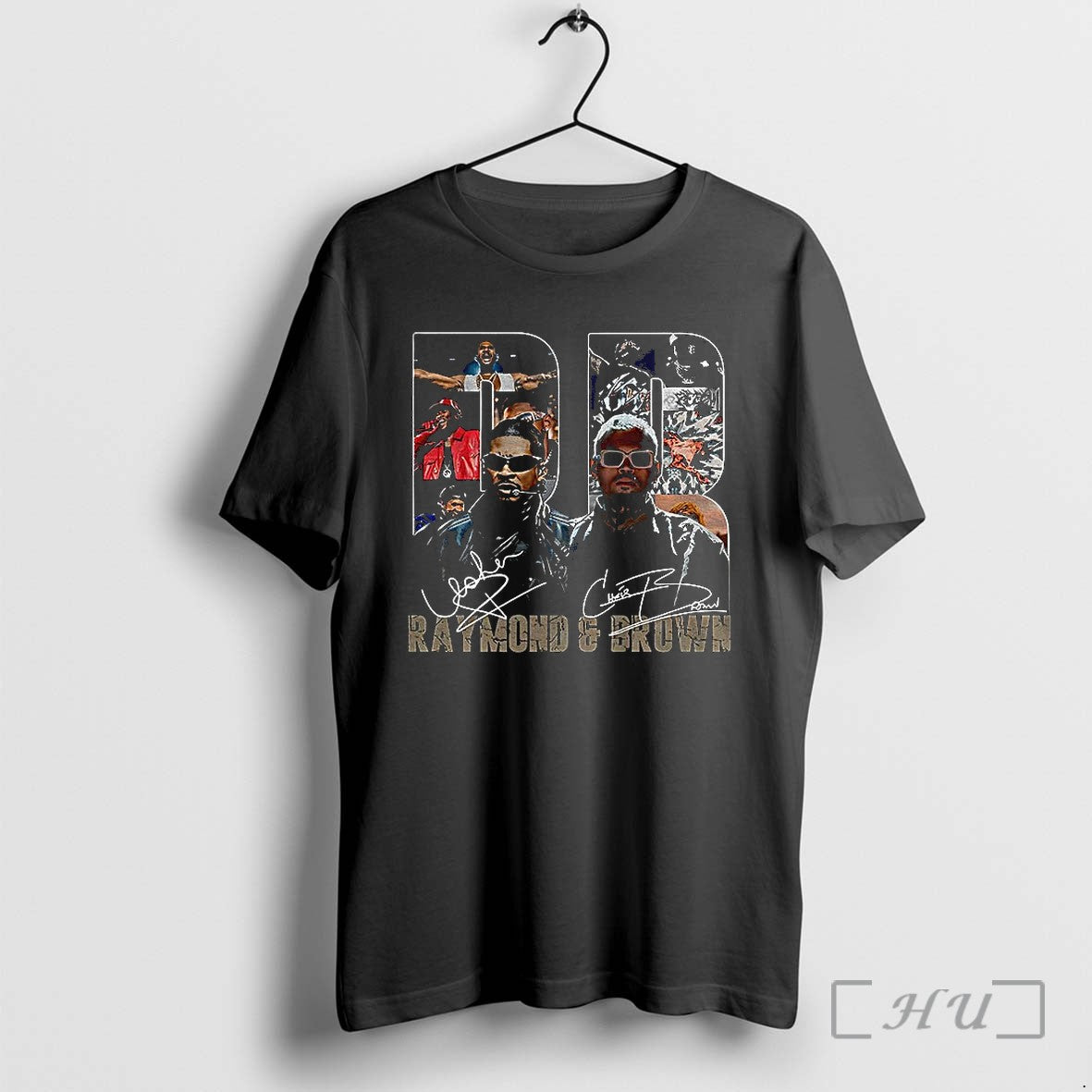 Officials Rb Usher And Chris Brown Raymond And Brown Graphic Signatures Premium T Shirts Sweater