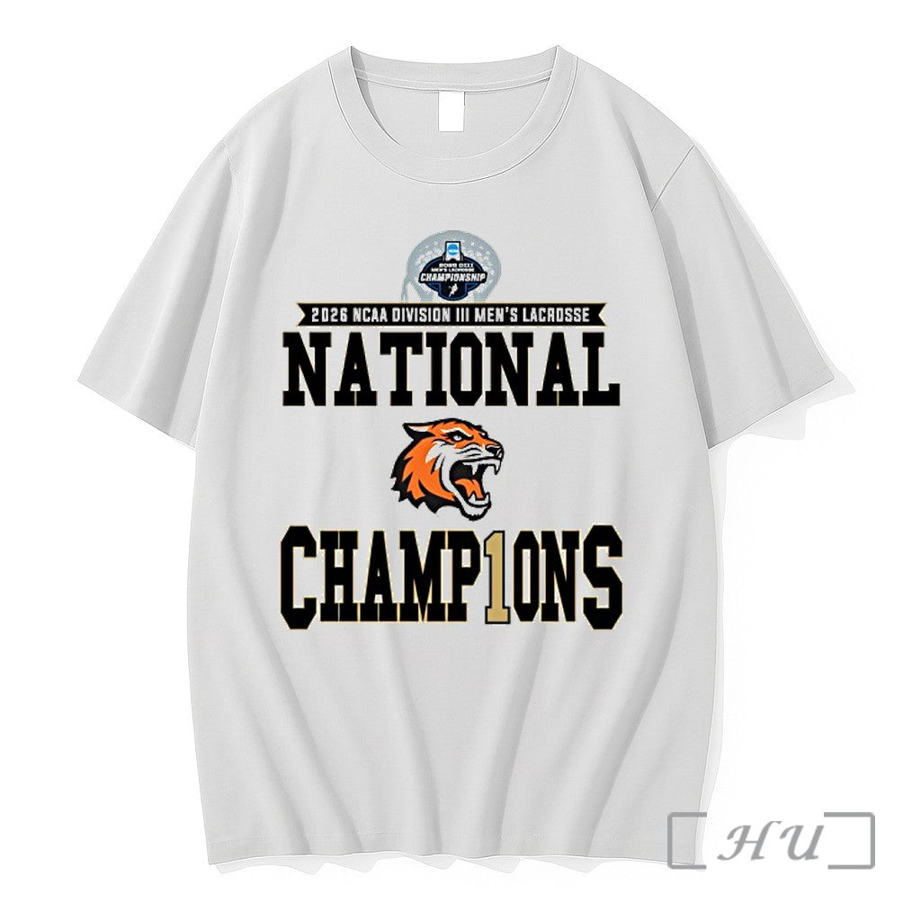 Officials Rit Tigers 2026 Ncaa Division Iii Mens Lacrosse National Champions Premium T Shirts Sweater