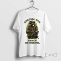 Officials Raccoon In Combat Gear Special Ops Snack Retieval T-Shirts, Hoodie, Sweatshirt | PureTeeCo.com