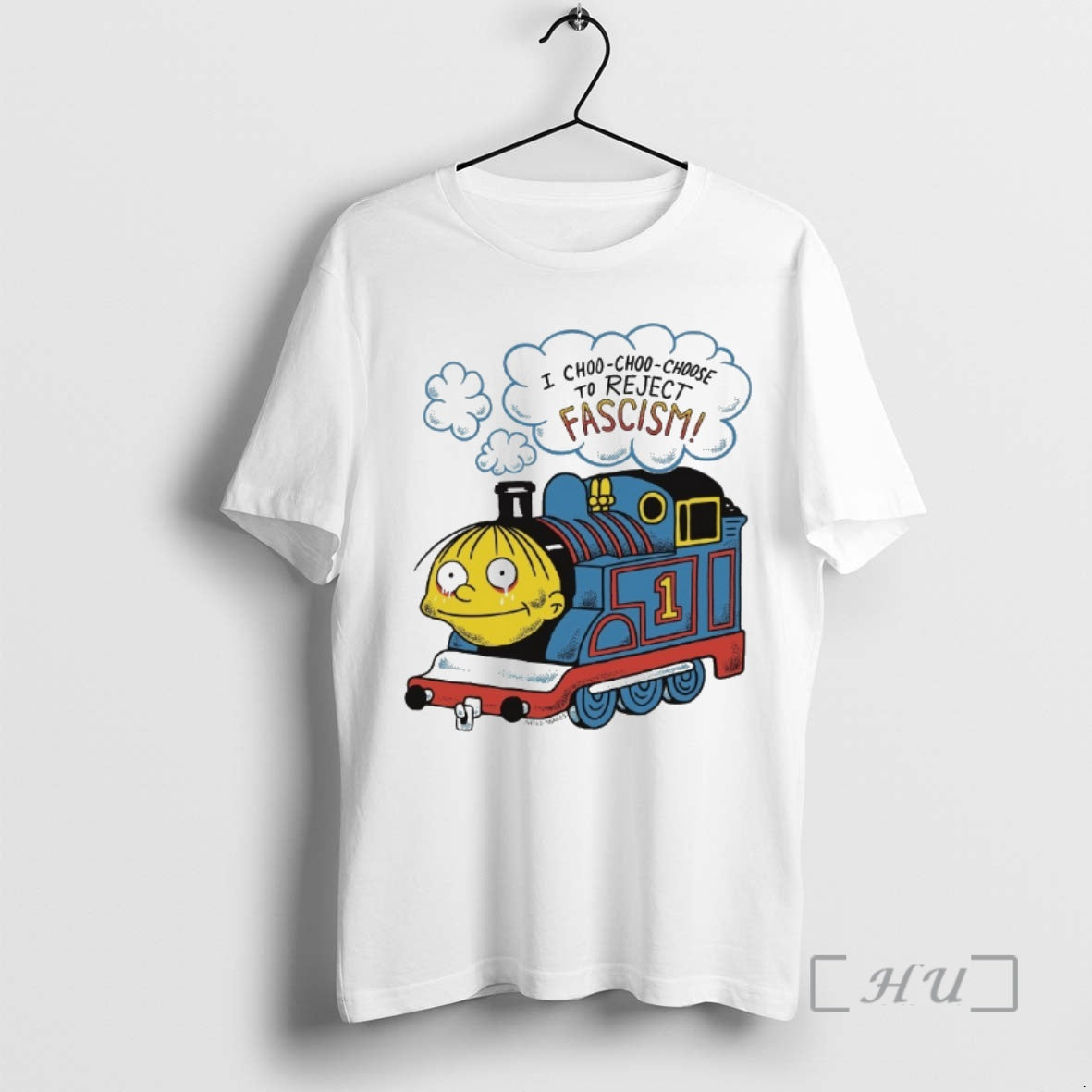 Officials Ralph Wiggum I Choo Choo Choose To Reject Fascism T-Shirts, Hoodie, Sweatshirt | PureTeeCo.com