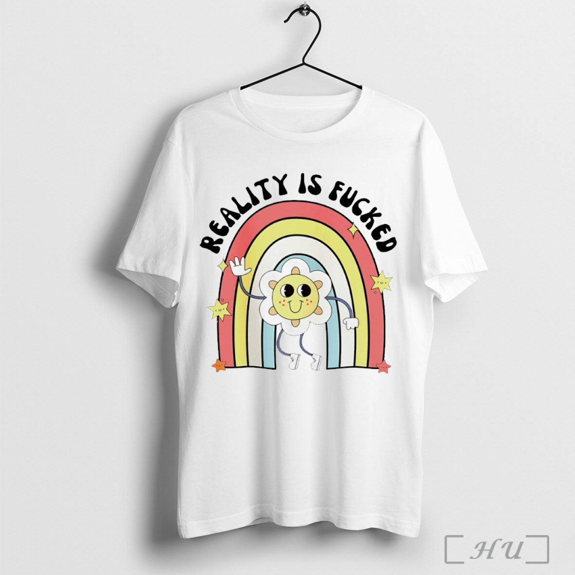 Officials Reality Is Fucked Rainbow T Shirt