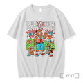 Officials Red White And Cute Raccoon Bear Peanuts Tee