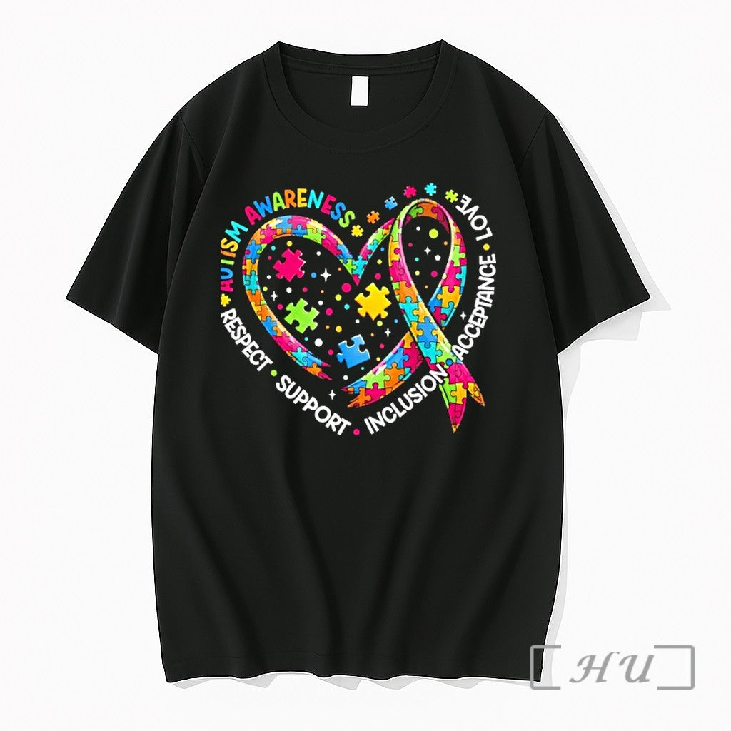 Officials Respect Support Autism Awareness Heart