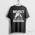 Officials Respect The Groundhog Funny Woodchuck T-Shirts, Hoodie, Sweatshirt | PureTeeCo.com