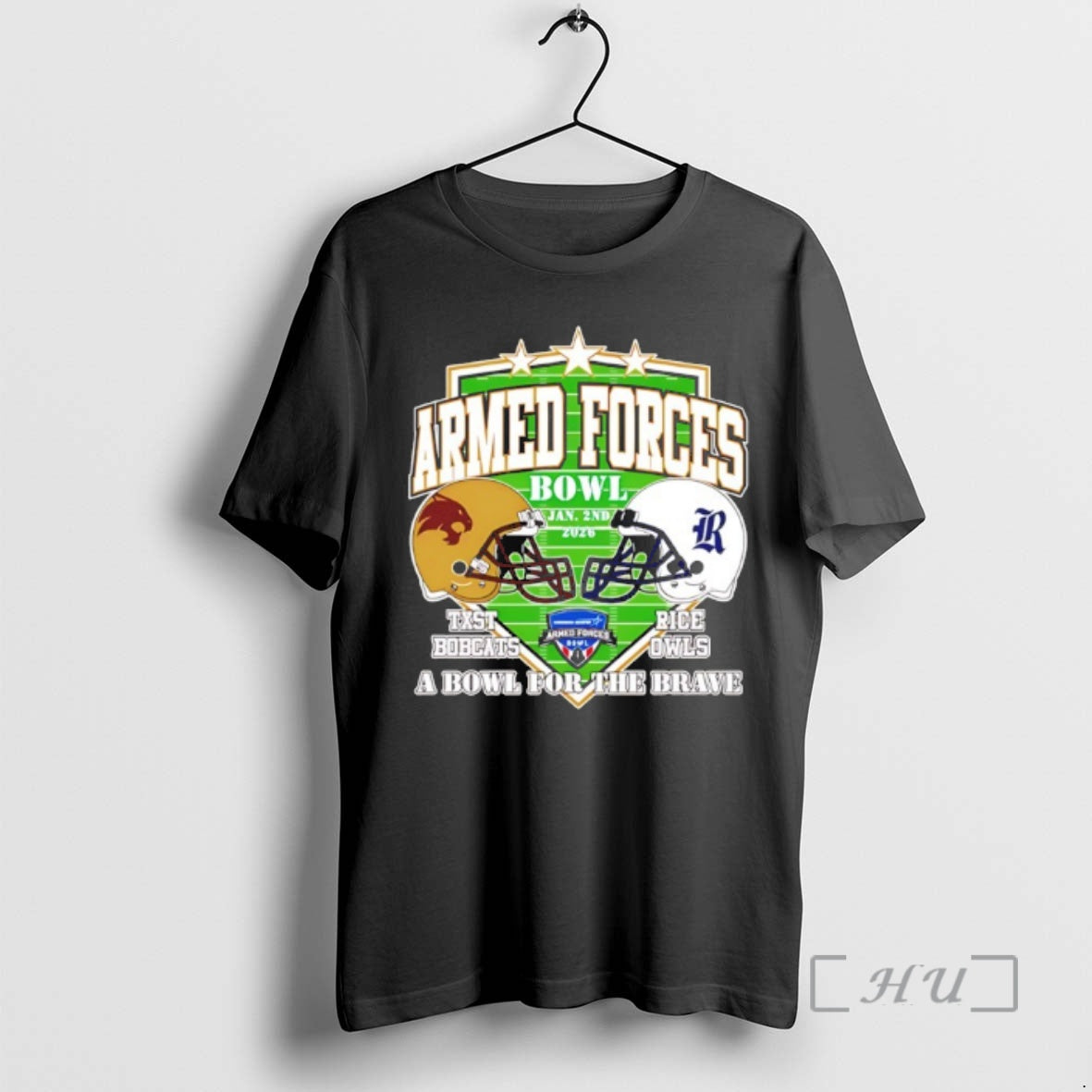Officials Rice Owls Vs Texas State Bobcats Armed Forces Texas State Bowl Premium T Shirts Hoodie, Sweatshirt | PureTeeCo.com