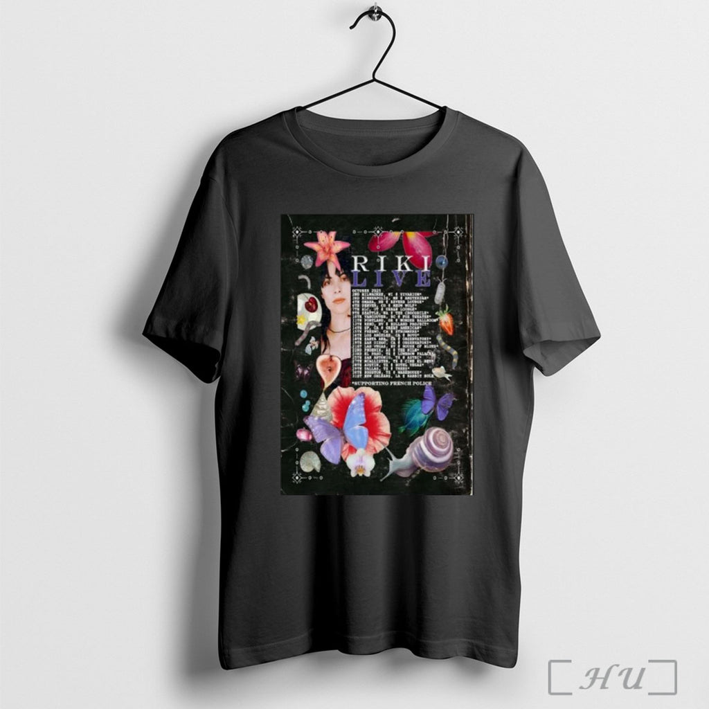 Officials Riki Live Supporting French Police Tour October 2025 T Shirt
