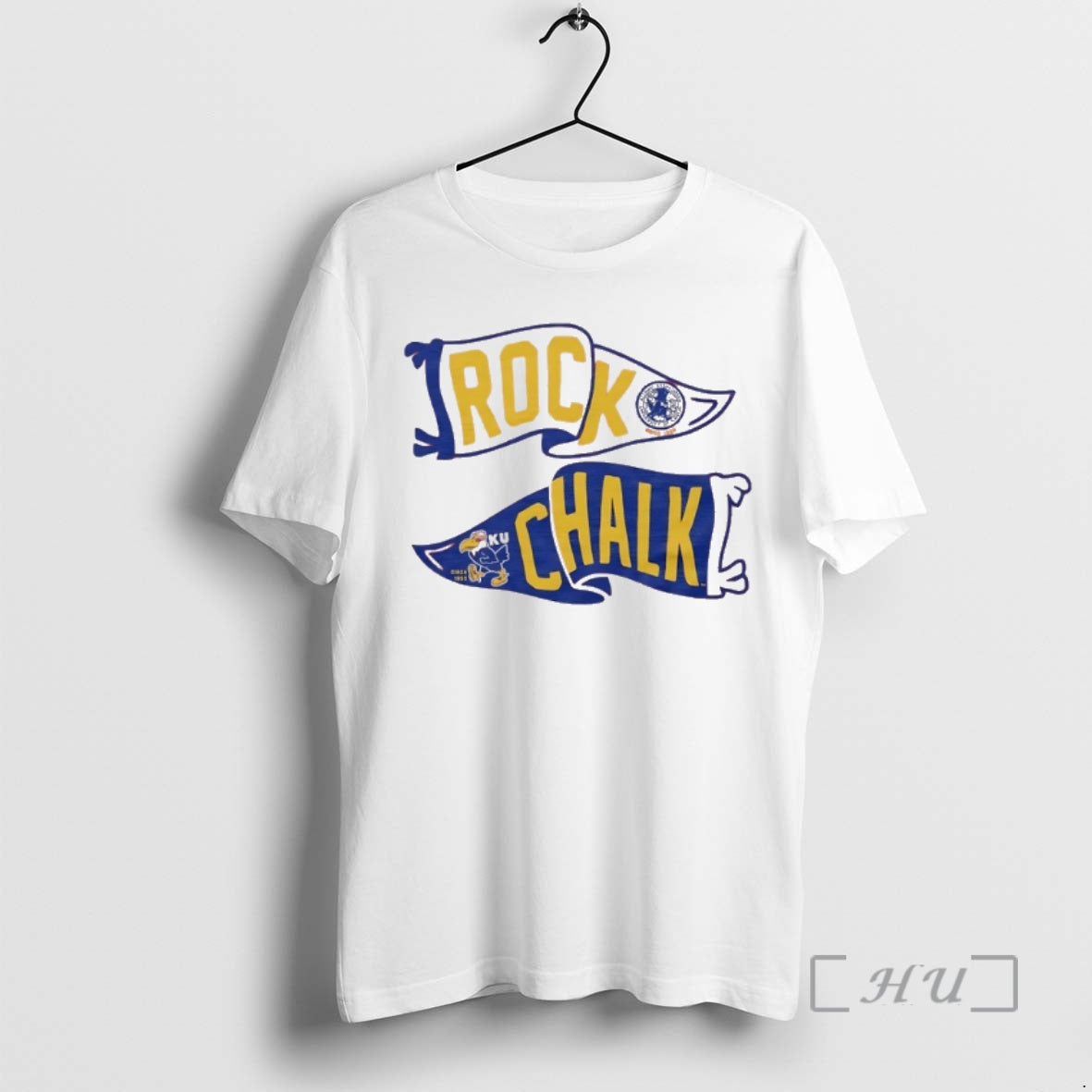 Officials Rock Chalk Ku Pennant T-Shirts, Hoodie, Sweatshirt | PureTeeCo.com