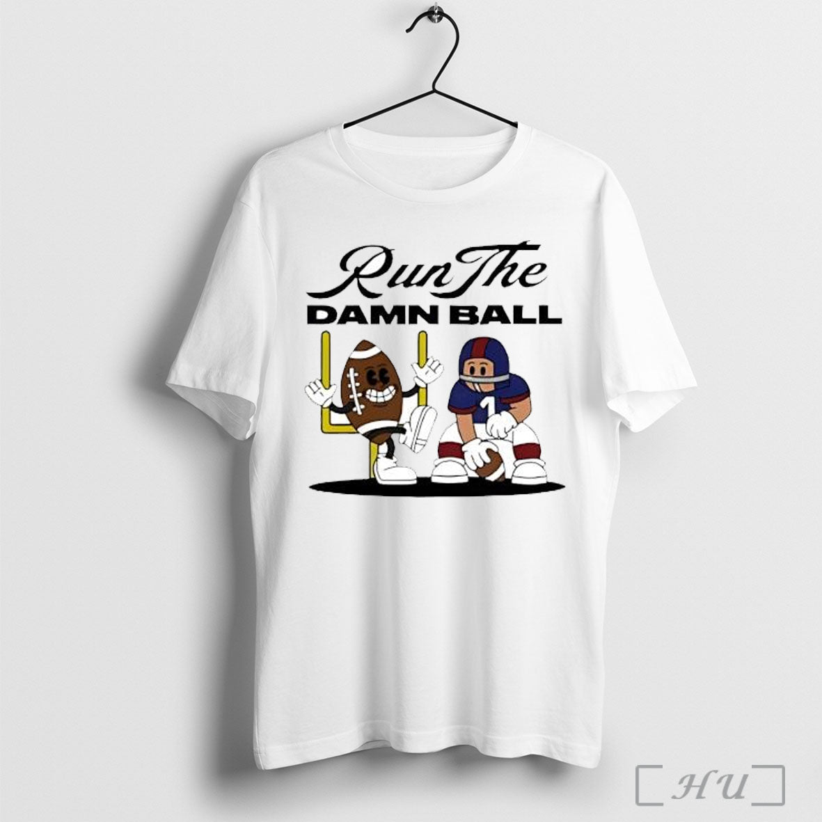 Officials Run The Damn Ball New York Football Graphic T Shirt